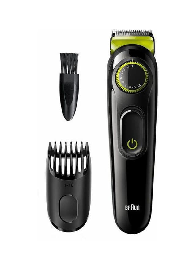 BRAUN Beard Trimmer Kit Black/Green