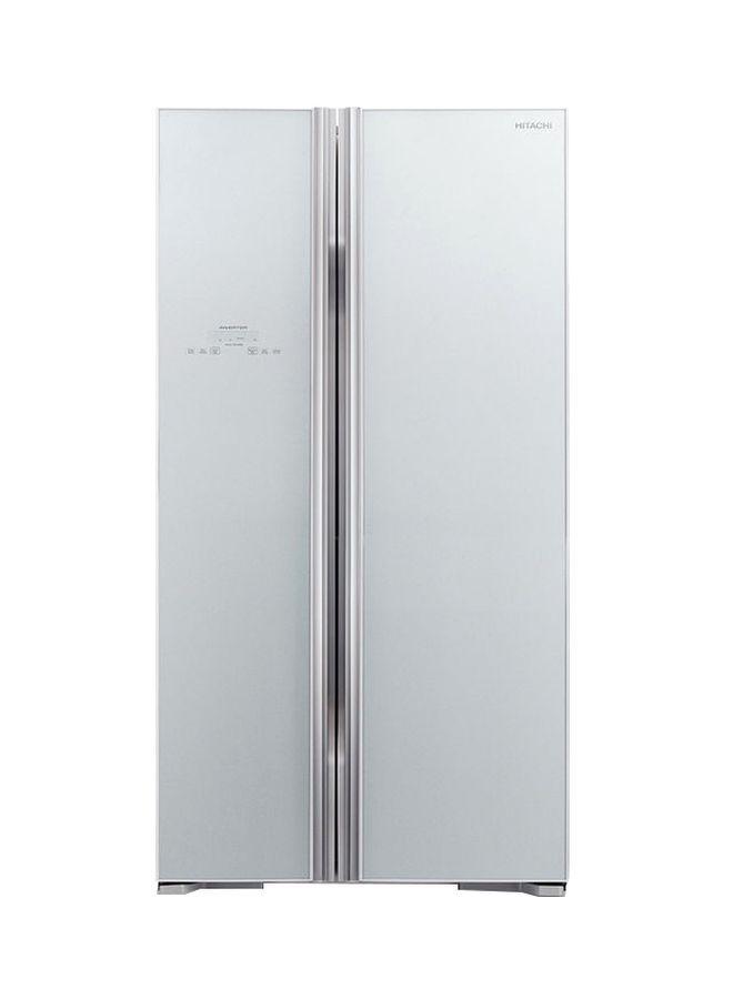 ثلاجة بباين مع فريزر سعة 700 لتر Hitachi Side-By-Side Double Door Refrigerator