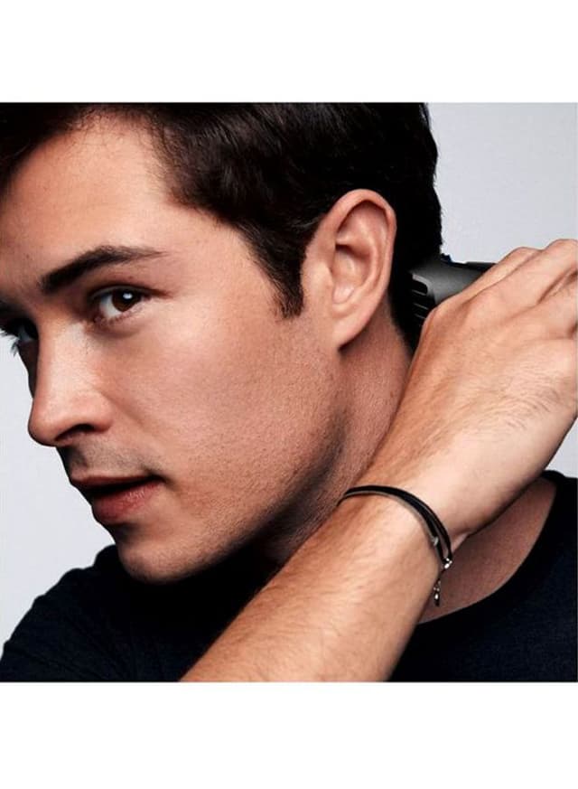 ماكينة حلاقة رجالي رطب وجاف أسود براون Braun Wet And Dry Black Beard Trimmer