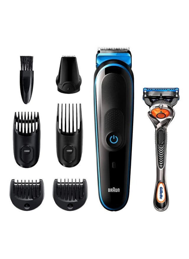ماكينة حلاقة وتشذيب للرجال 10 في 1 Beard Trimmer من BRAUN