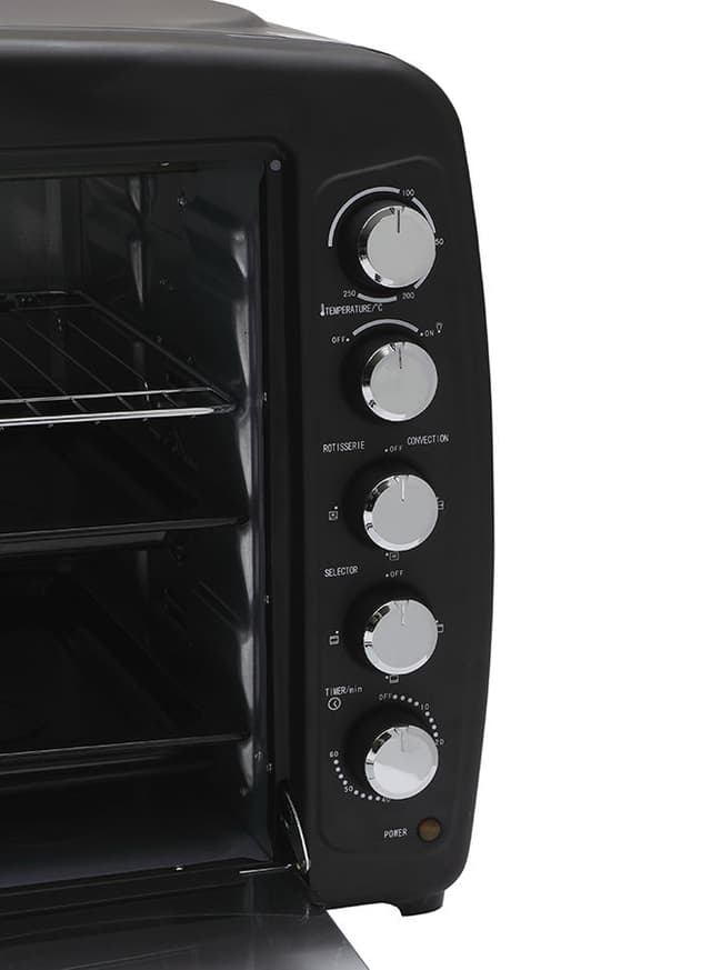 NOBEL Electric Oven Convection Fan Rotisserie 30 l 1500 W NEO35 Black - 138106