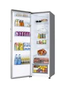 فريزر واقف بسعة 260 لتر فضي هوفر Hoover Silver 260L Upright Freezer