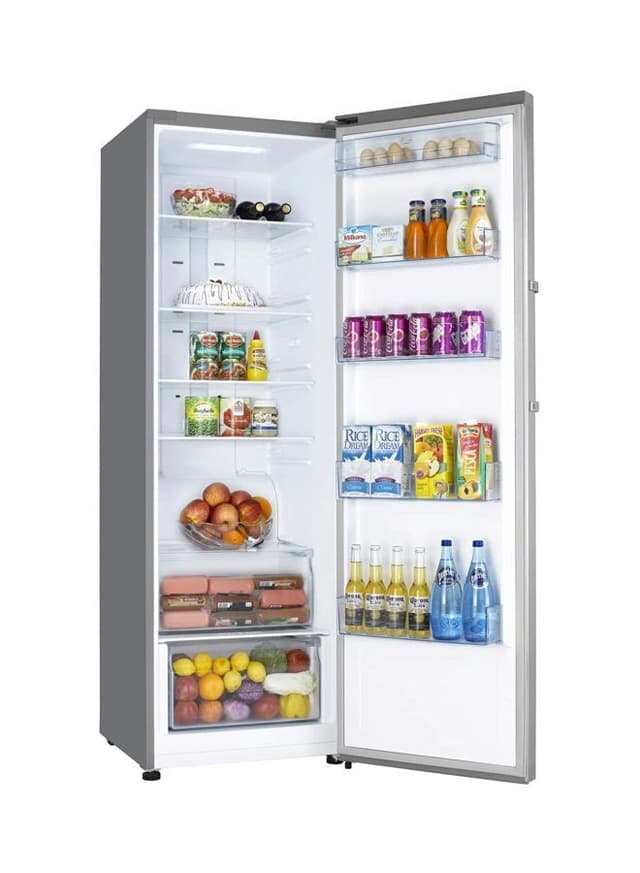 فريزر عمودي بسعة 360 لتر فضي هوفر Hoover Silver 360L Upright Freezer