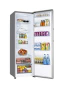 فريزر عمودي بسعة 360 لتر فضي هوفر Hoover Silver 360L Upright Freezer