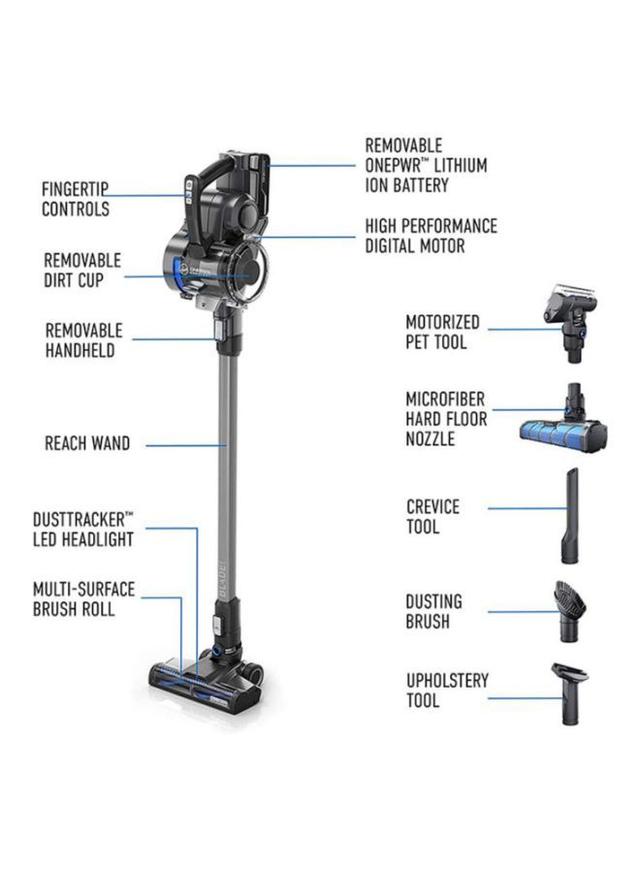 مكنسة كهربائية لاسلكية بقوة 1200 واط وسعة 0.6 لتر Cordless Vacuum Cleaner - Hoover - SW1hZ2U6MjQyNzg3