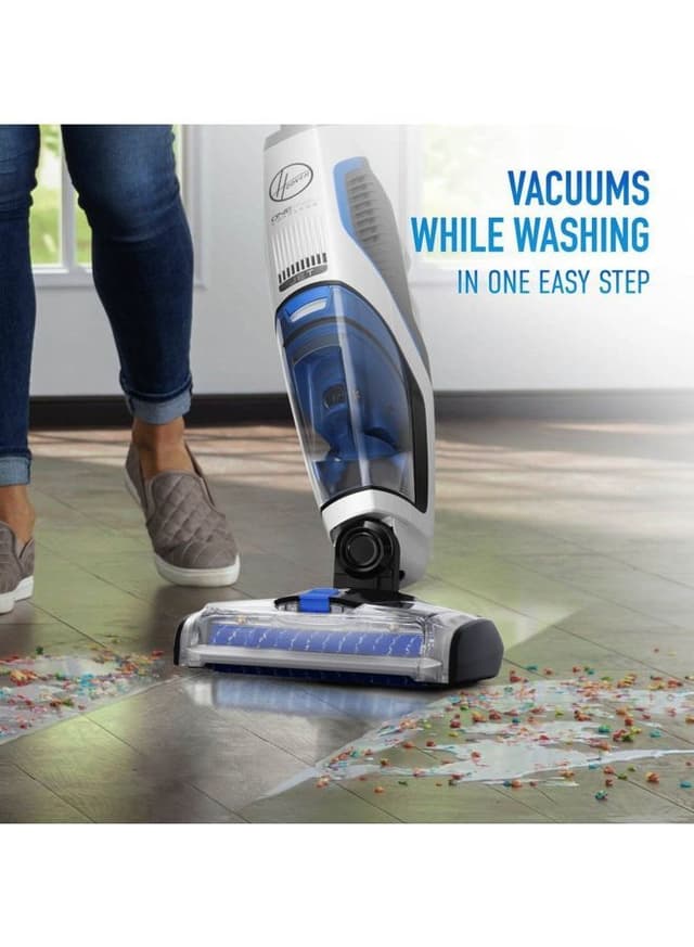 HOOVER OnePwr FloorMate JET Cordless Hard floor Cleaner 1200 W CLHF GLME Blue/Grey/Black Jomla.ae