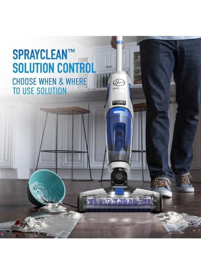 ماكينة تنظيف الأرضيات الصلبة اللاسلكية بقوة 1200 واط Cordless Hard floor Cleaner - Hoover