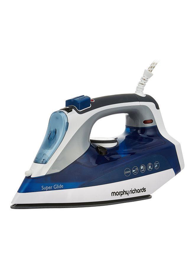 morphy richards Super Glide Steam Iron 2000 W 500010 Blue/White/Grey