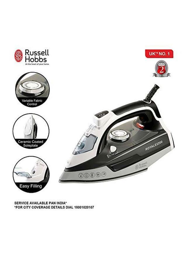 مكواة بخار باستطاعة 2200 وات Russell Hobbs Steam Iron - SW1hZ2U6MjUxNjE4