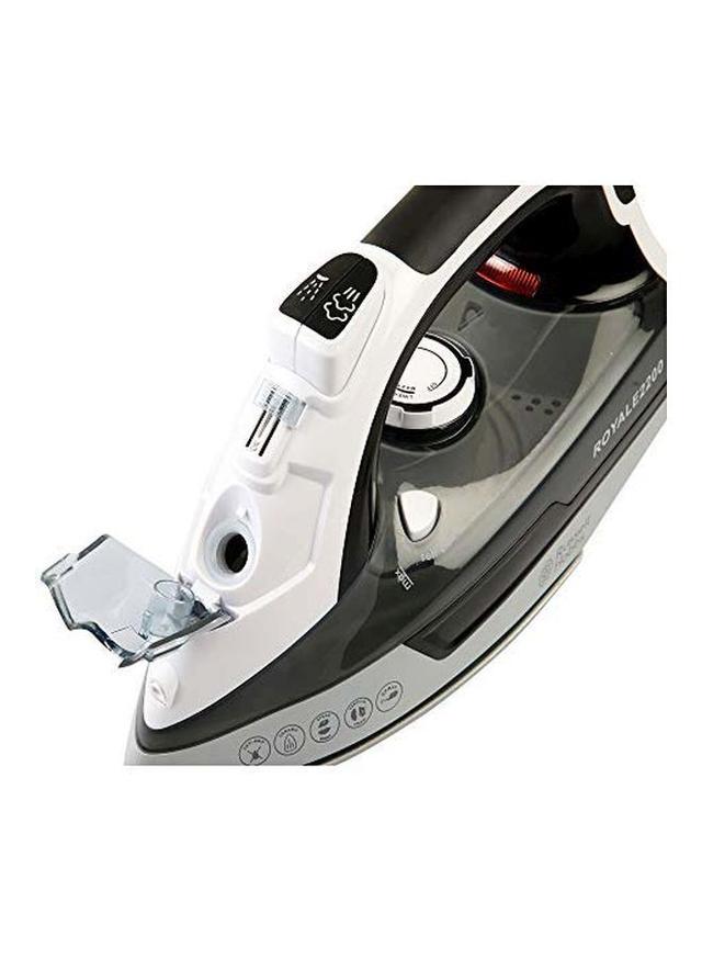 Russell Hobbs Steam Iron 2200W 2200 W ROYALE2200 Black/Silver/White
