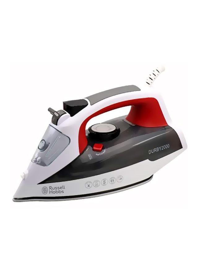 Russell Hobbs Electric Steam Iron 2000 W DURBY2000 White/Black/Red - SW1hZ2U6MjU0MDE5