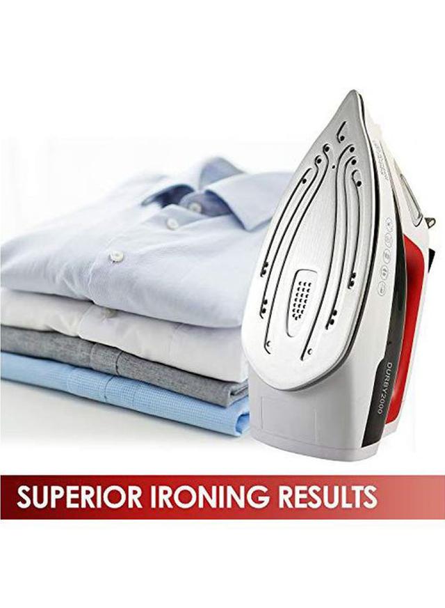 Russell Hobbs Electric Steam Iron 2000 W DURBY2000 White/Black/Red - SW1hZ2U6MjU0MDIz