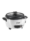 Russell Hobbs Medium Rice Cooker And Steamer 0.8 l 300 W 27030 White/Black