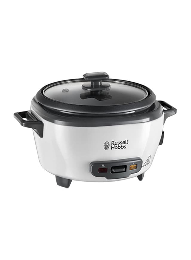 Russell Hobbs Medium Rice Cooker And Steamer 0.8 l 300 W 27030 White/Black