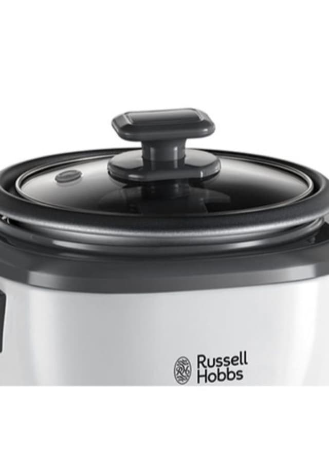 اطلب قدر طهي الأرز الكهربائي بسعة 0.8 لتر Russell Hobbs Medium Rice