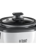 Russell Hobbs Medium Rice Cooker And Steamer 0.8 l 300 W 27030 White/Black