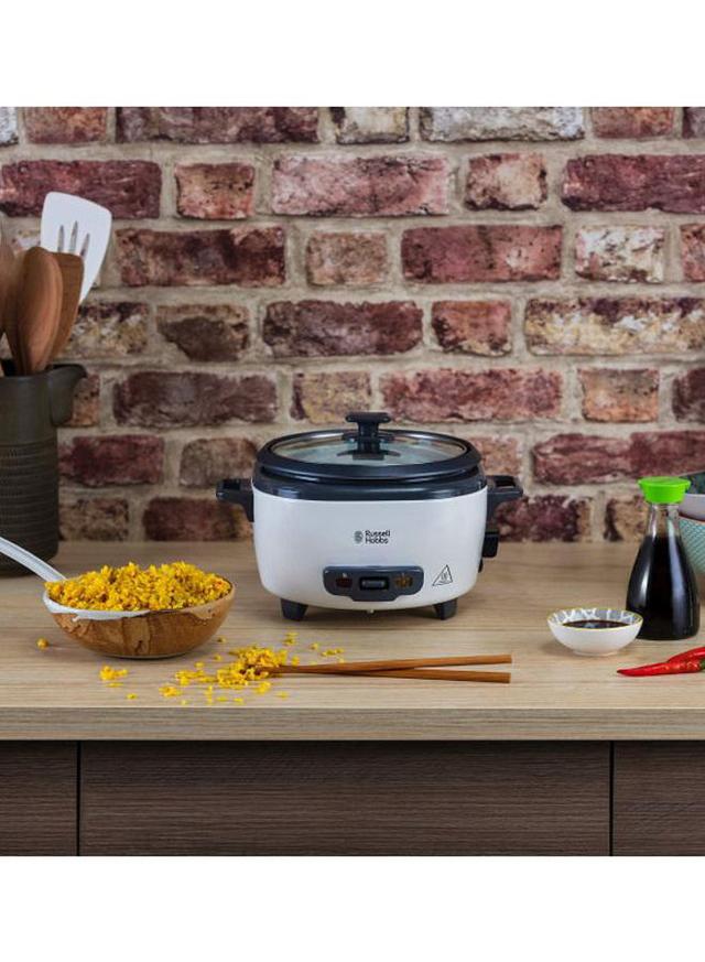 Russell Hobbs Large Rice Cooker And Steamer 2.8 l 500 W 27040 White/Black/Clear