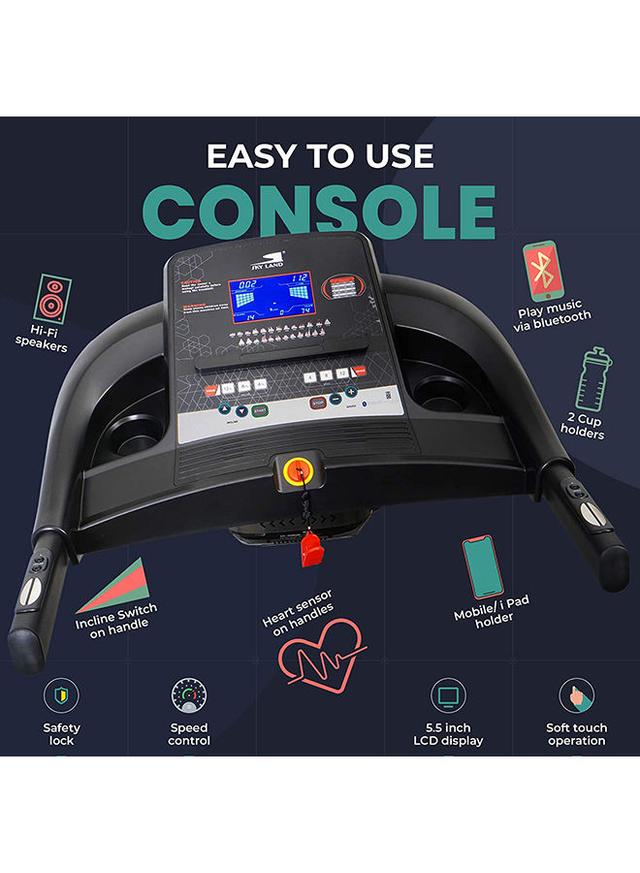 SkyLand 3HP DC Motor Treadmill with massager and built-in Bluetooth speaker