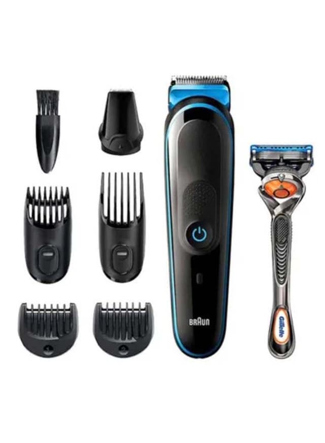 BRAUN 7 In 1 Styling Kit Black/Blue/Orange