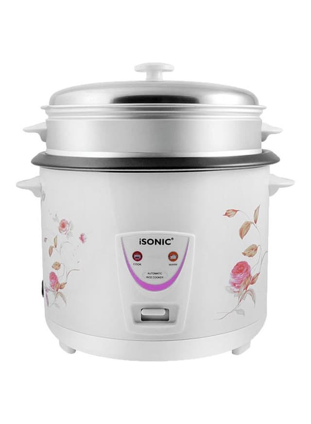 جهاز طهي الأرز بسعة 2.8 لتر وقوة 1000 واط Electric Rice Cooker - ISONIC