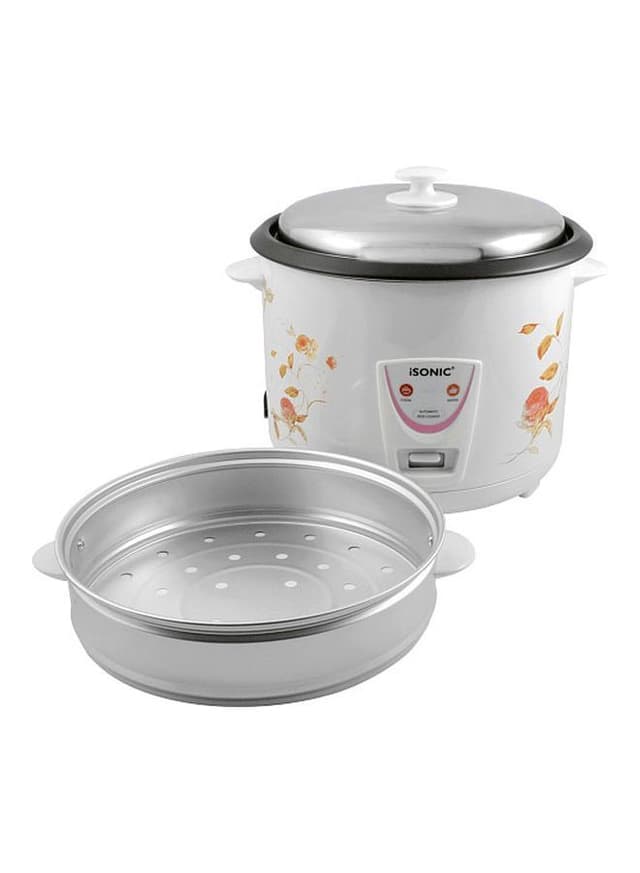 جهاز طهي الأرز بسعة 2.8 لتر وقوة 1000 واط Electric Rice Cooker - ISONIC