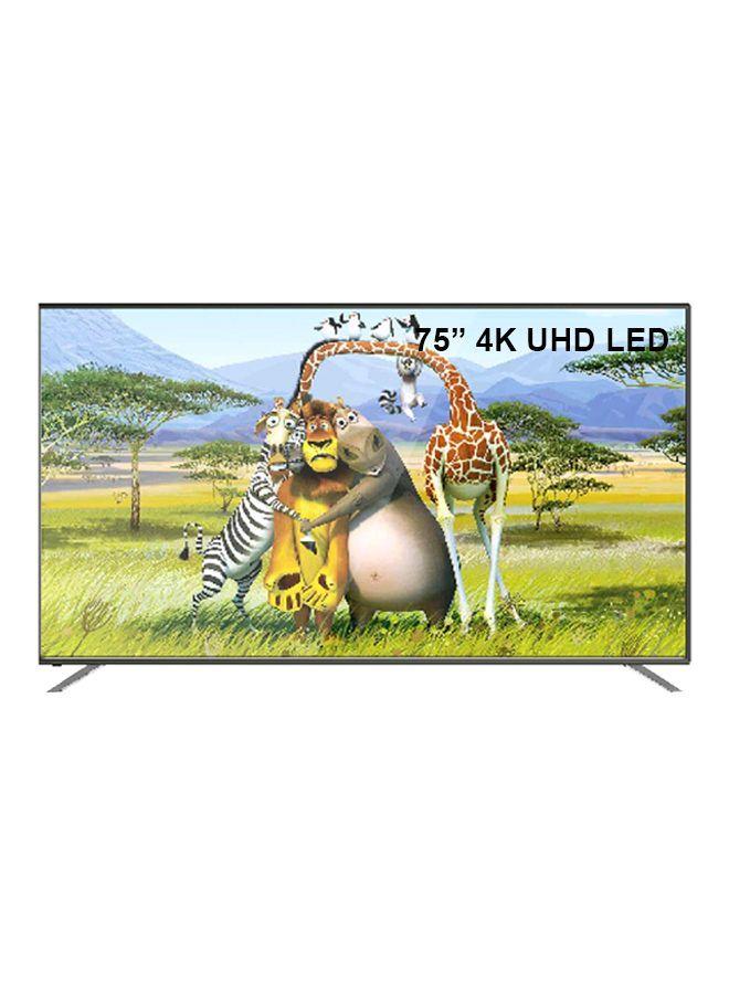 تلفزيون ذكي دقة UHD 4K مقاس 75 بوصة  NIKAI Android Smart LED TV