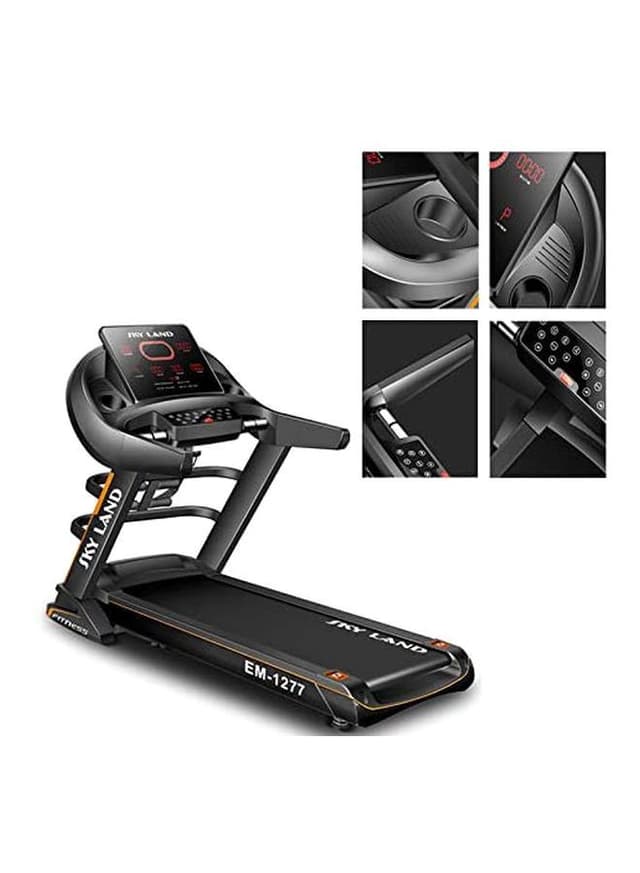 جهاز جري تريدميل احترافي بسرعة 18 كم/س بقوة 5.5 حصان Powerful Treadmill - SkyLand