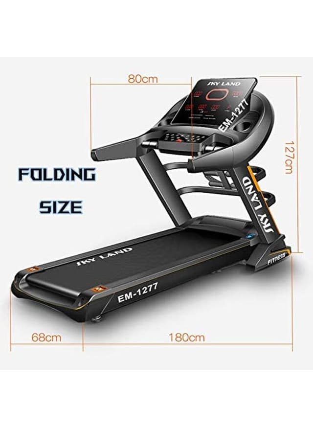 جهاز جري تريدميل احترافي بسرعة 18 كم/س بقوة 5.5 حصان Powerful Treadmill - SkyLand