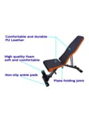 SkyLand SKY LAND EM1853 Unisex Adult Multifunction Adjustable Weight Bench Black, L 112 x W 33 X H 41 cm