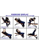 SkyLand SKY LAND EM1853 Unisex Adult Multifunction Adjustable Weight Bench Black, L 112 x W 33 X H 41 cm