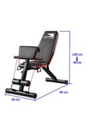 SkyLand Adjustable Weight Bench With Extreme Elastic Rope 40x120x30cm