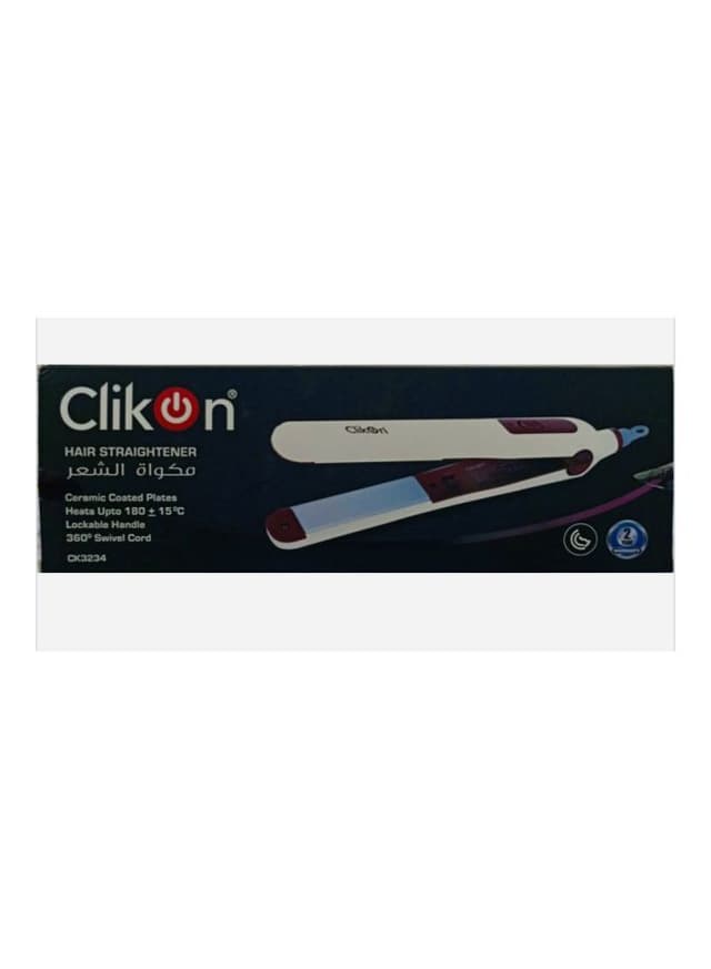 ليس الشعر بقوة 30 واط Hair Straightener - Clikon
