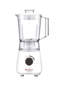 MOULINEX Blendeo Blender With Grinder/Grater/Ice Crush Function 1.5 l 400 W LM2A3127 White/Clear