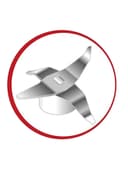 MOULINEX Blendeo Blender With Grinder/Grater/Ice Crush Function 1.5 l 400 W LM2A3127 White/Clear