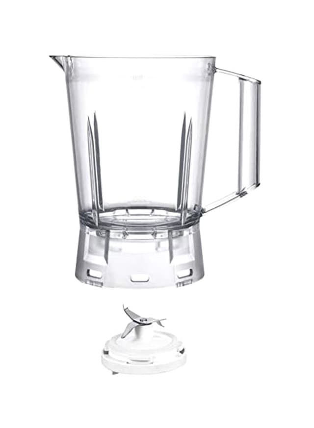 MOULINEX Blendeo Blender With Grinder/Grater/Ice Crush Function 1.5 l 400 W LM2A3127 White/Clear