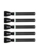 Krypton 5 Piece Rechargeable LED Flashlight Black/White