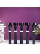 Krypton 5 Piece Rechargeable LED Flashlight Black/White