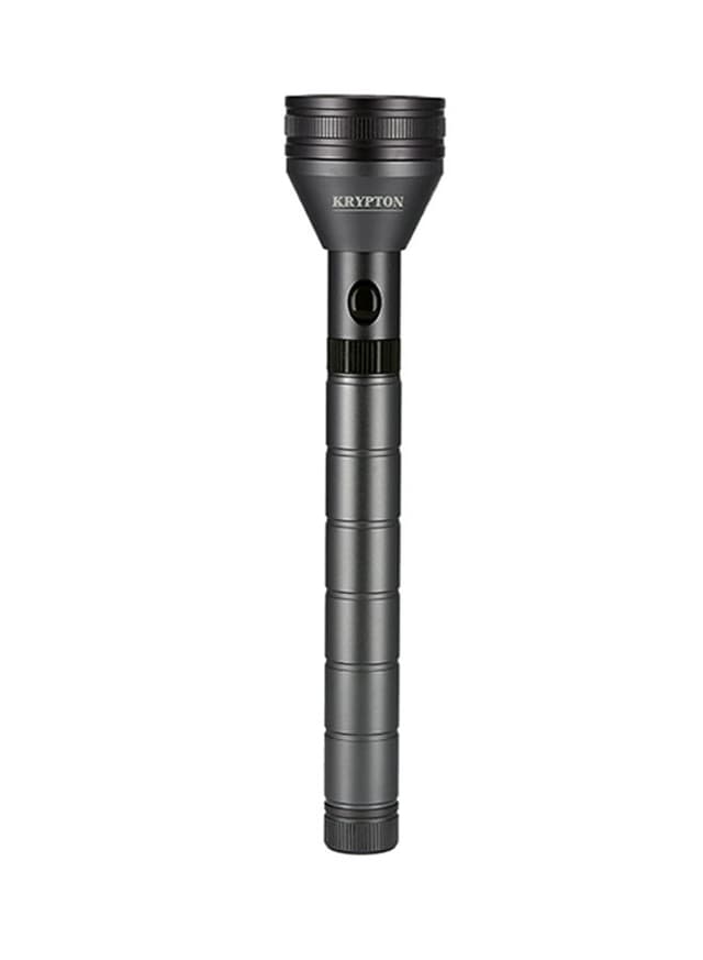 Order Krypton Rechargeable LED Flashlight Black Now! | Jomla.ae