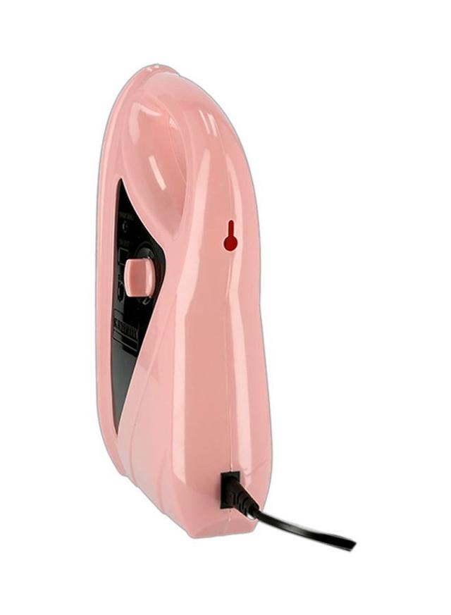 Krypton Rechargeable LED Emergency Light With USB & Solar Charger Jacks Pink/Black