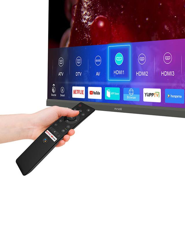 evvoli 50 Inch 4k QLED Android Smart Tv With Bulit in Evvo Sound bar 50EV350QA Black - SW1hZ2U6MjM4ODE2
