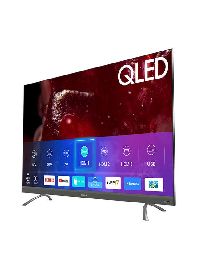 evvoli 65 inch 4K QLED Android Smart Tv With Bulit in Evvo Sound bar 65EV350QA Black