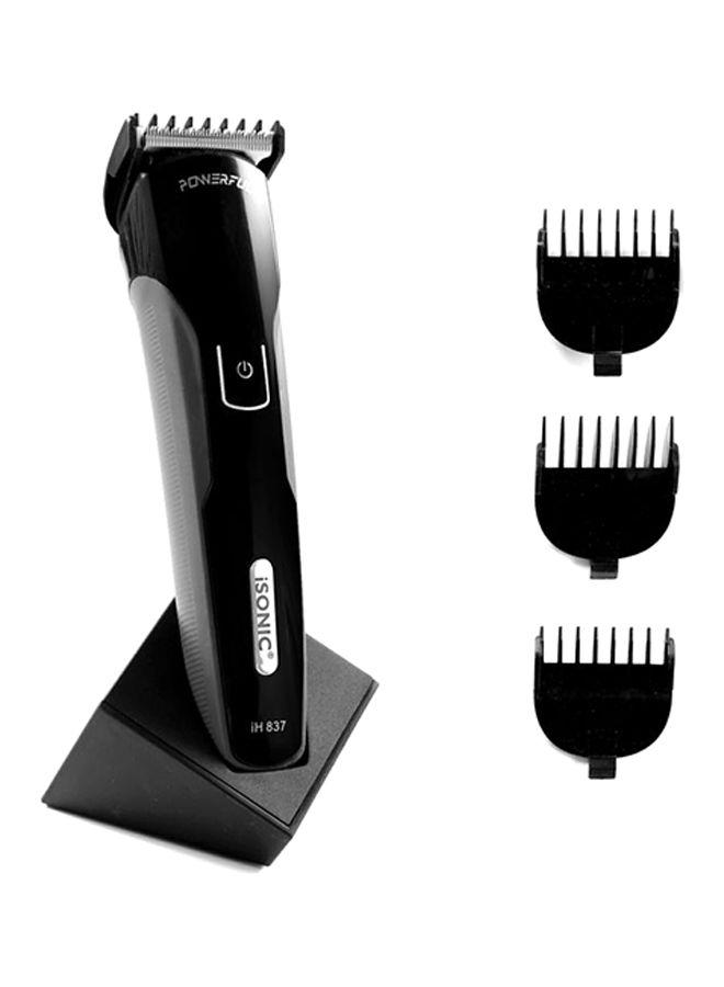 ماكينة تشذيب الشعر مزودة بثلاثة رؤوس Rechargeable Electric Trimmer - ISONIC