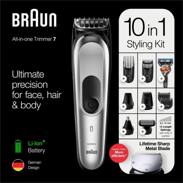 ماكينة حلاقة وتشذيب للرجال (240w) Beard Trimmer  MGK7221 منBRAUN