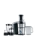 NIKAI 4 IN 1 Food Processor With Glass Jars 1.5 l NFP881G Black