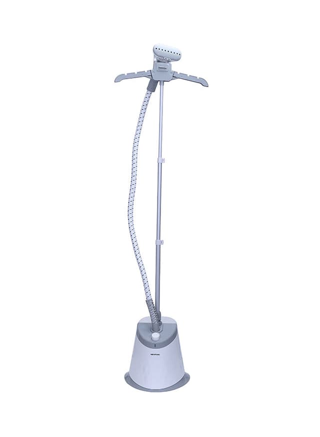 مكواة بخار عمودية مع علاقة 1800 واط رماديأبيض كريبتون Krypton Grey/White 1800 W Clothes Hanger With Garment Steamer