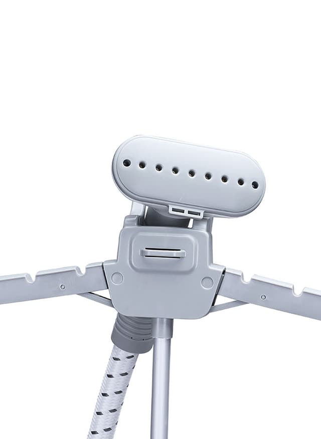 مكواة بخار عمودية مع علاقة 1800 واط رماديأبيض كريبتون Krypton Grey/White 1800 W Clothes Hanger With Garment Steamer