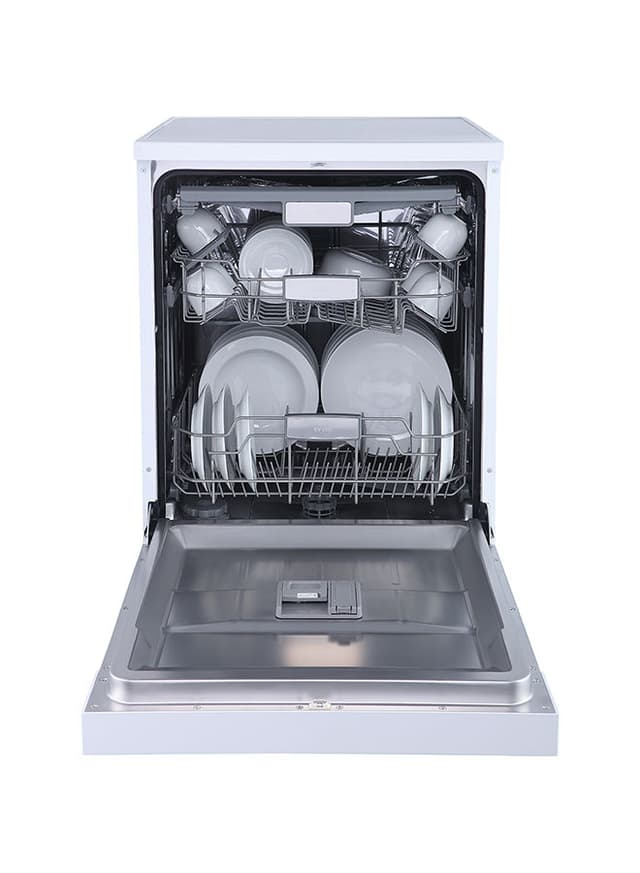 evvoli Dishwasher 7 programs 14 place setting 3 baskets White