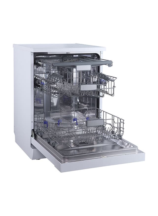 evvoli Dishwasher 7 programs 14 place setting 3 baskets White