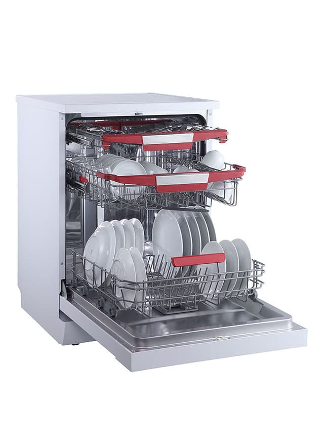 غسالة صحون ( 7 برامج ، 15 مكان ، 3 رفوف )  evvoli - Dishwasher