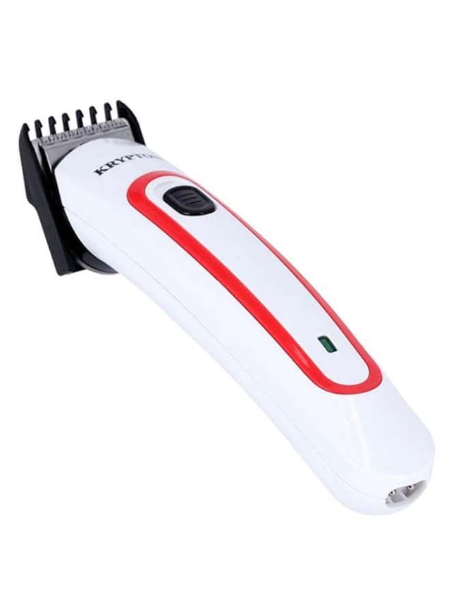 ماكينة حلاقة شعر الرأس قابلة للشحن أبيض/أسود/أحمر كريبتون Krypton White/Black/Red Rechargeable Hair Trimmer